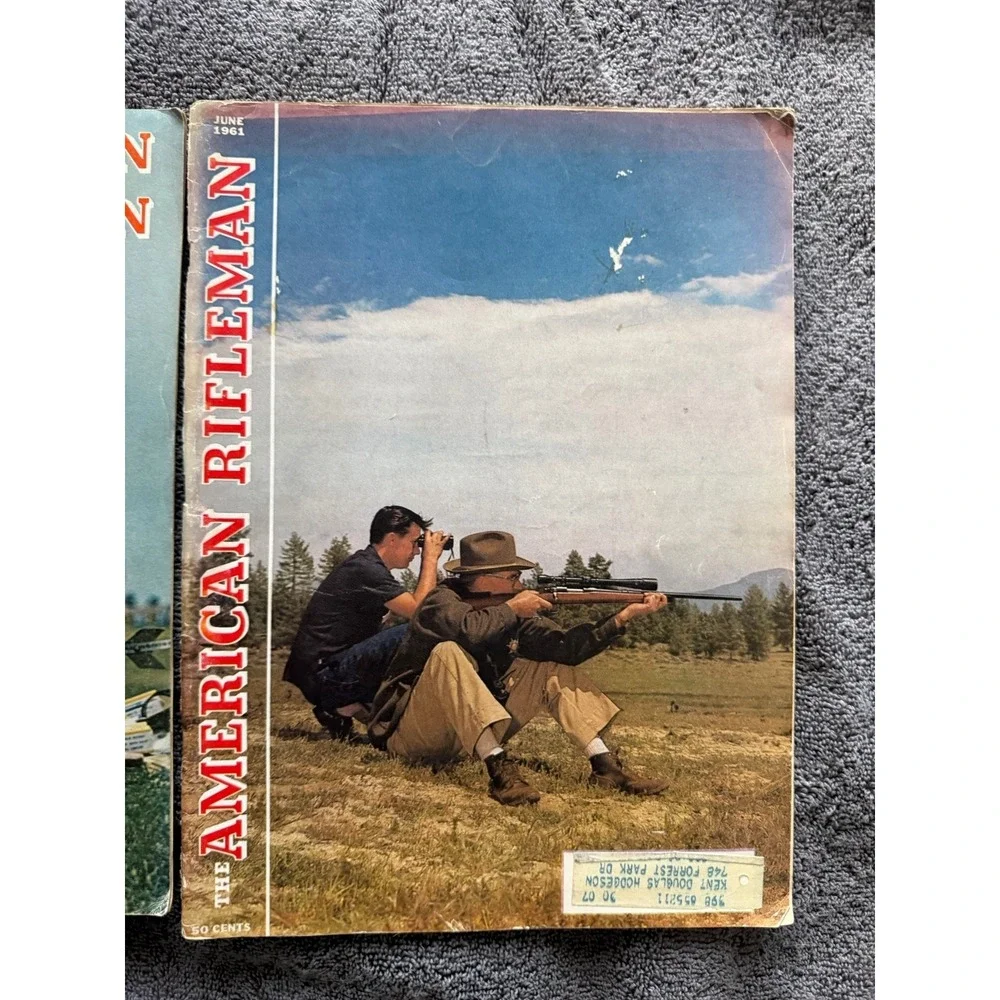 Vintage June 1961/Aug 1970 American Rifleman magazines‎ lot of 2